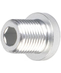 Close-up of a Go-To 4 Pack M10 Bike Rear Derailleur Hanger Bolts For Rear Derailleur Hangers And Chain Tensioners Aluminum Alloy Replacement Bolts