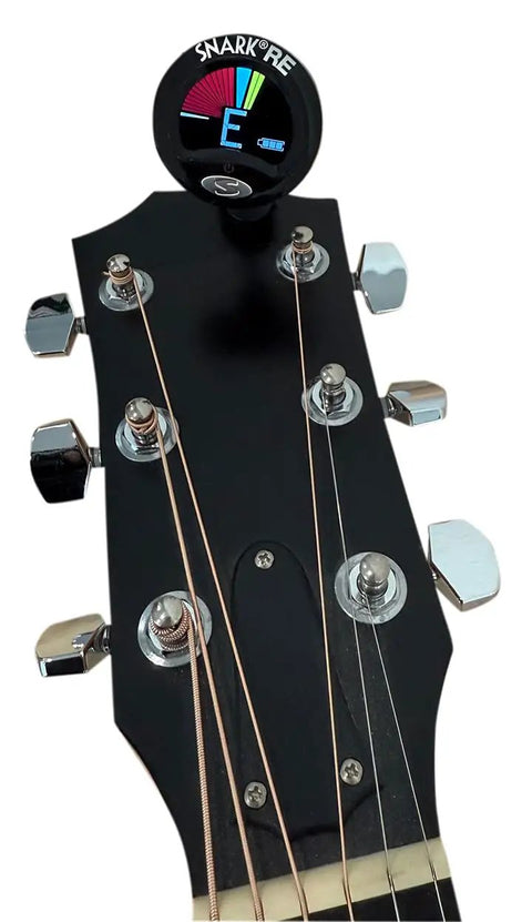 Clip On Tuner For Guitar, Bass, And Violin With 360 Degree Rotating Display, Stay Put Clip, Works On Acoustic And Electric