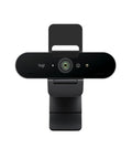 Epic 4K HD Webcam With Autofocus And Five X Digital Zoom built straight for streamers, showing front view with mount.