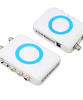 Digital RF Modulator And NTSC Coaxial Converter For CATV Systems, Pro HD VHF Demodulator with AV to RF connections, top view