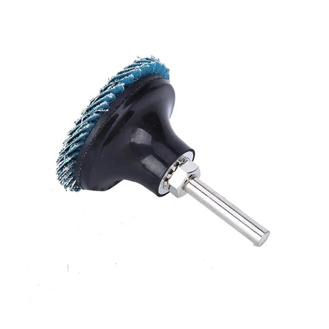 Badass Heavy Duty Pneumatic Die Grinder Right Angle Air Tool With 90 Degree Head, grinding brush attachment for metal wood.