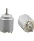 Dual Pack DC Motors 1.5-6V 5000-20000 RPM Micro Motors With Round Shafts for RC boats, planes, and DIY hobby projects, side by side