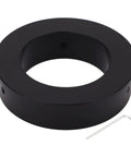 Aluminum 76mm To 50mm Stereo Microscope Camera Adapter Ring For 120X 180X 300X Monocular C Mount Lens Video Microscope Converter, black ring with hex key