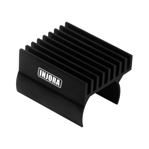 Black 4g aluminum heat sink for Pro 050 Brushed Motor 50T With Metal Motor Mount And 4g Aluminum Heat Sink For SCX24 RC crawler