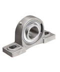 SUCP Series Stainless Steel Pillow Block Bearing Insert Ball Unit Low Noise High Speed Performance For Heavy Duty Machinery And Industrial Metalworking Projects With Smooth Operation And Reliable Function For Tough Jobs And ID 20mm Fits, side view