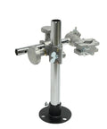 Heavy Duty Welding Torch Holder Support Stand With V-Clamp For Mig Tig Guns Fits 8mm To 45mm Gas Cutter Track Brackets 180 By 300 Mm close-up