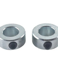 Metal collars from Complete Number 35 Chain Jackshaft Kit For Go Karts And Minibikes Five Eighths Inch By Sixteen Inches With Bearings