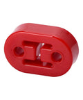 Heavy Duty Muffler Hanger Mount With Reinforced Exhaust Bracket And Rubber Isolator For Vibration Absorber Kit Tail Pipe Lifting Ear Bushing 73mm Throat To Keep Your Ride Smooth And Stable red rubber isolator