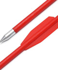 Red arrow from 60 Pcs 6.3 Inch Crossbow Bolts Set For 50 80 Lb Mini Crossbows With Sharp Metal Tips Reusable Durable Arrows
