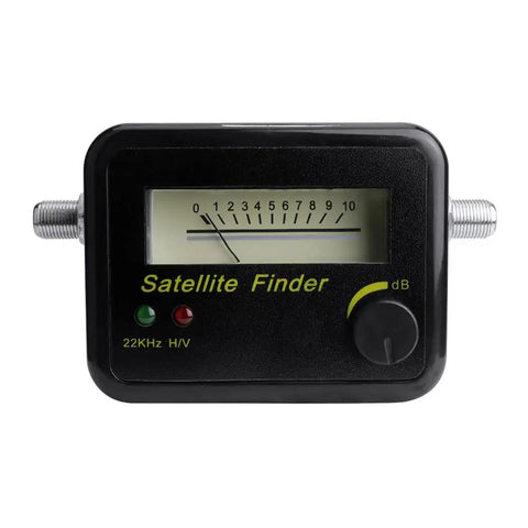 Pocket Sized Analog Satellite And Dish Finder With Tone For C Band Ku Band Digital TV Tuning High Sensitivity Signal Strength Indicator Handy Alignment Tool For Crystal Clear Picture Easy Setup
