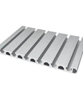 Premium 20240 Aluminum Extrusion T Slot Profile 20 By 20 Millimeter flat view showing multiple channels for 3D printer frames.