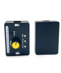 2-pack RC servo tester with built-in BEC, front view showing yellow control knob