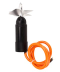Beefy 48V Underwater Thruster for RC Boats and ROVs, 4000 RPM Aluminum CNC Housing with a 4 Blade Propeller, Tough Submarine Accessory