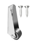 Heavy Duty Gate Support Wheel With Vertical Track Anti Sag Bottom Guide Roller For Sliding Gates And Barn Doors, includes screws.