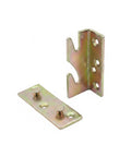 Tough as Nails Heavy Duty Bed Frame Corner Hinge Reinforcement Bracket for Solid Joints 3.0mm Cold Rolled Steel