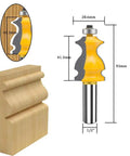 Half Inch Shank Router Bit Set Ten Pieces For Picture Frame Molding And Architectural Forming Woodworking CNC Cutting Bits Carbide