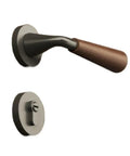 Zinc Alloy Silent Door Lockset With Retro Chinese Style Split Handle Universal Fit Keyed Hardware Kit For Bedroom Quiet Operation