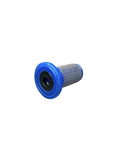 Anti Drip Top Hat Mesh Filters 50 Mesh For High Pressure Sprayers 20Mm Tall By 9Mm Wide with blue top view