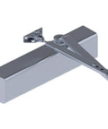 5200 Series Aluminum Slim Body Heavy Duty Door Closer with Multi Mount in Sprayed Aluminum Finish