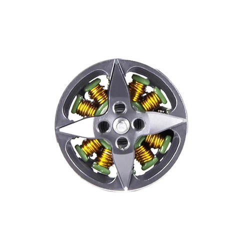 Top view of Beast Mode High Performance Brushless Drone Motors Set For 4 To 6S UAV RC FPV Drones Toys DIY Accessories, gold coils visible