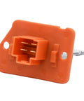 Manual Control Blower Motor Resistor For Hyundai Elantra And Elantra Coupe with orange connector, direct fit for heating system.