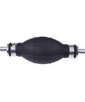 Two Pack Rubber Fuel Primer Bulbs For Fuel Transfer Lines One Way Check Valve 8mm And 9mm Fittings, black rubber bulb