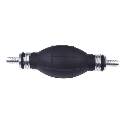 Two Pack Rubber Fuel Primer Bulbs For Fuel Transfer Lines One Way Check Valve 8mm And 9mm Fittings, black rubber bulb