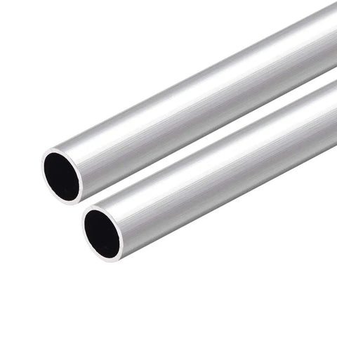6063 Aluminum Round Tube 300mm Length 14mm OD 12mm ID Seamless Straight Tubing 2 Pcs Built Tough For DIY Projects And Welding High Strength Corrosion Resistant Aluminum Tubing For Fabrication