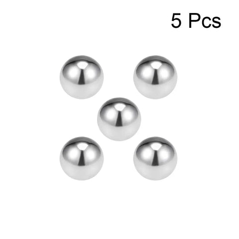 14mm 304 Stainless Steel G100 Precision Bearing Balls 5 Pieces Smooth Finish Corrosion Resistant High Grade Ball Bearings For CNC DIY Makers And Gearheads Craft Projects, 5 pieces