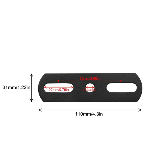 Dimensions of Heavy Duty Metal Steel Repair Bracket Connector Mending Plate 2 Piece Flat Straight Auxiliary Assembly Parts