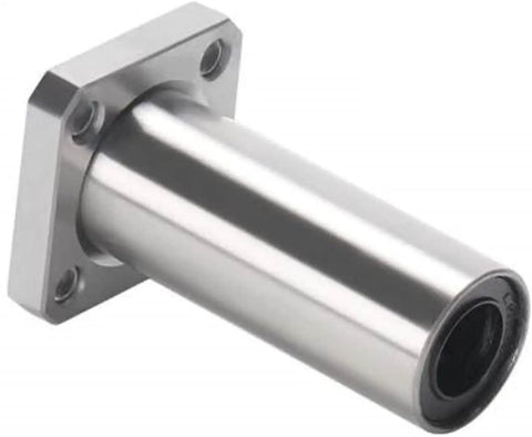Four Piece Open Style Flange Linear Bearing With Rock Solid Precision Slide And Next Level Smooth Glide Design For 10mm Rods Perfect For 3D Printer And Cnc Builds Featuring Heavy Duty Chrome Finish For Zero Drag Performance