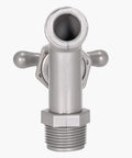 Pro Level Celcon Hose Bibb With 3/4 Inch Male Pipe Connection For Outdoor Irrigation And Garden Hoses featuring a durable grey design.