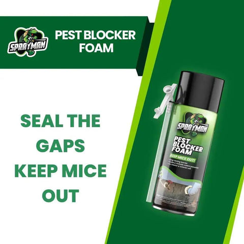 Heavy Duty Expanding Foam That Locks Down Sneaky Mice And Rats Quick Polyurethane Sealant for sealing gaps to keep pests out.