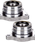Twin view of Beefed Up 4 Piece Front And Rear Wheel Bearing And Hub Assembly For 2007 2018 Toyota Tundra 2WD, Aftermarket Replacement