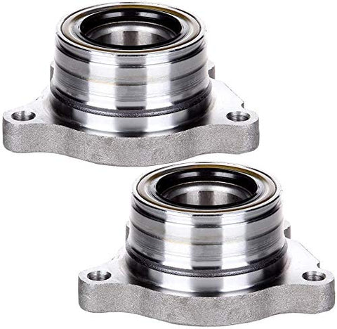 Twin view of Beefed Up 4 Piece Front And Rear Wheel Bearing And Hub Assembly For 2007 2018 Toyota Tundra 2WD, Aftermarket Replacement