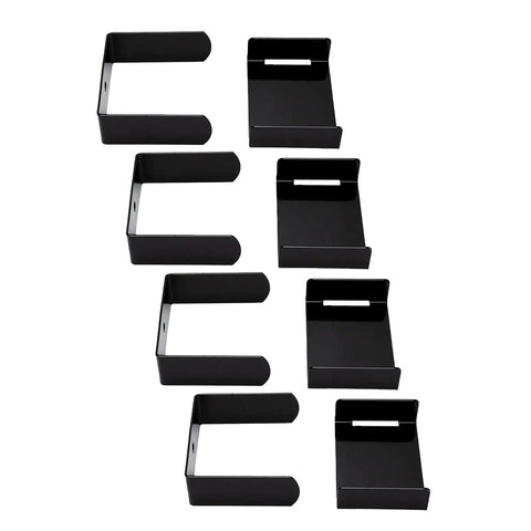 Heavy Duty Stainless Steel Leaf Spring Clamps 2 Inch Wide For Truck And Trailer Vehicle Stabilizing To Stop Axle Wobble And Boost Ride Control, black set of 6