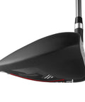 Tour Offset Driver For Men Right Handed 10.5 Degree Regular Flex With Anti Slice Technology 460cc Head Cover Included High MOI For A Bigger Sweet Spot And Straighter Drives Off The Tee showing black clubhead from side