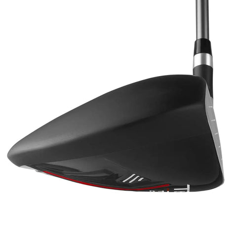 Tour Offset Driver For Men Right Handed 10.5 Degree Regular Flex With Anti Slice Technology 460cc Head Cover Included High MOI For A Bigger Sweet Spot And Straighter Drives Off The Tee showing black clubhead from side