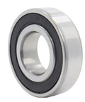 Premium R12 Hybrid Ceramic Bearings For High Speed Motors Spindles featuring Si3N4 Balls with a shiny outer metal ring and black seal.