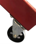 Close-up of smooth rolling caster wheel for Heavy Duty 2 Ton Electric Hoist Engine Stand And Foldable Cherry Picker Shop Crane.