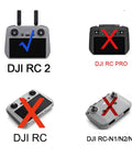 Image showing compatibility of 5.8GHz Yagi-Uda Antenna Amplifier For DJI Remote Controllers with a check on DJI RC2 and crosses on others.