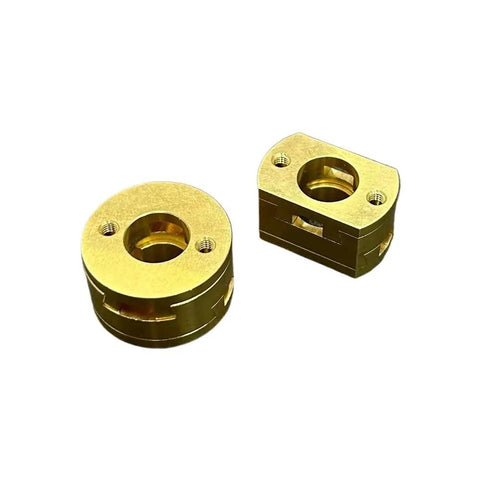 Upgrade Your BLV VzBoT 3D Printer Setup With These Awesome Square 18mm Oldham Couplers For T8 Z Axis Lead Screws, Perfectly Fitted Ramps Ensure Smooth Prints Every Single Time Without Any Wobbles Or Jitters. Square 18mm brass Oldham couplers for T8 Z axis lead screws