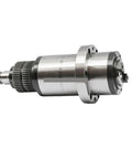 Badass Industrial BT40 Spindle Running 8000 RPM Via Belt Drive For Milling Machines Featuring Auto Tool Change And 120mm Nose side view of spindle