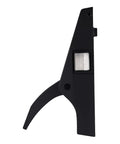 Side view of Left Hand Reverse Bevel Paddle Rim Panic Exit Device for one and three quarters inch doors in dark bronze finish.