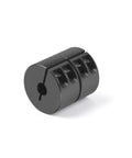 Beefy Rigid Shaft Coupling From One Half To Three Eighths Bore With One And One Eighth Inch OD And One And Three Quarters Inch Length