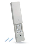 Wireless Garage Door Keypad Works With LiftMaster Chamberlain Craftsman Wayne Dalton Openers Since 1993 Replaces 877 878 Keyless Entry Safe Security No Brainer To Install, gray keypad with buttons