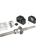 SFU1204 Ballscrew Set 300-1000mm With Flange, Single Ball Nut End Machined, BK BF10 End Supports and Coupler