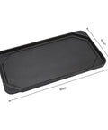Black Genuine OEM Griddle For Ranges In Black Your Best Bet Replacement Part Replaces 74007078, non-stick aluminum, 19-1/2x11".