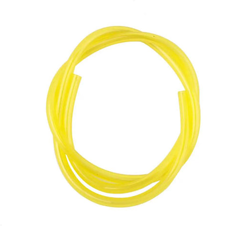 Yellow fuel line from Four Sizes Fuel Line Hose Kit With Four Feet Each ID By OD 0.08 By 0.14 1/8 By 3/16 1/8 By 1/4 3/32 By 3/16 Replacement Fuel Line