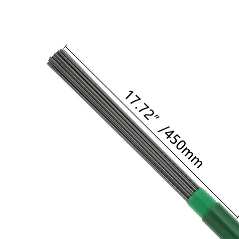 Cerium 2 Percent One Sixteenth Inch Tungsten Electrodes For TIG Welding Black Rods 17.72 Inch 450mm Long One Kg Pack For Iron Carbon Steel